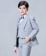 Børne jakkesæt: Altlas - lys grå